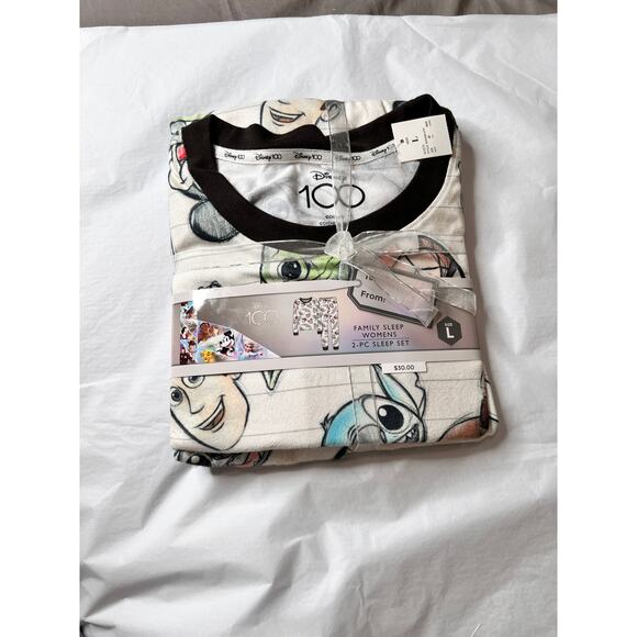 Disney 100 Pixar Marvel character mash-up size L New pajama set - Picture 6 of 8